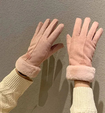Vintage Suede Gloves