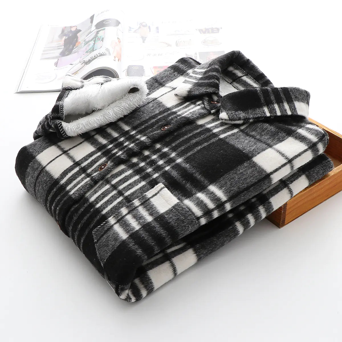 Women’s Cozy Plaid Shirt