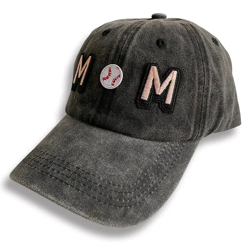 Embroidered Denim Baseball Cap