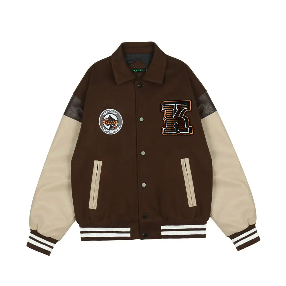 Leather Baseball Jacket