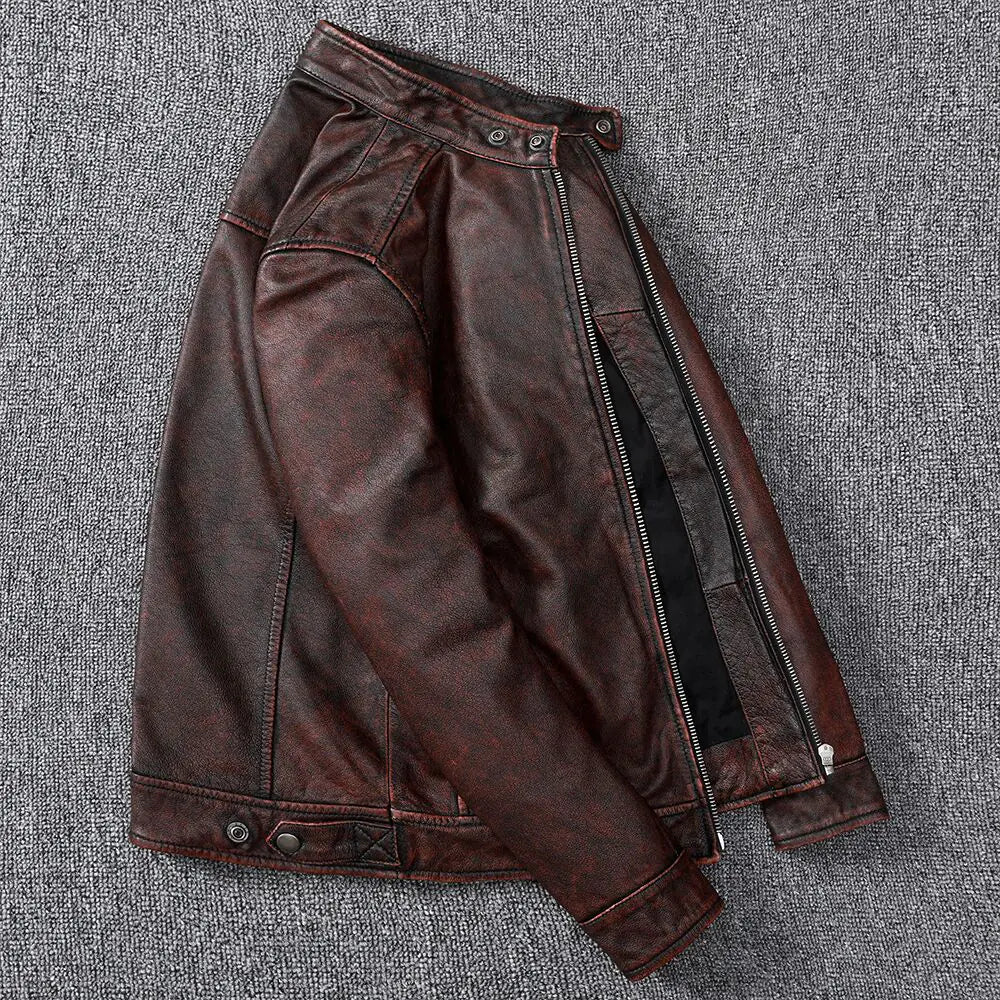 Men’s Vintage Brown Leather Jacket