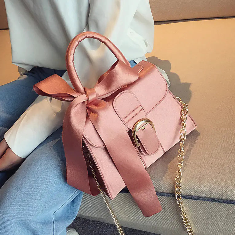 Ribbon Wrap Handbag