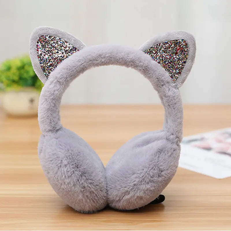 Plush Cat Earmuffs
