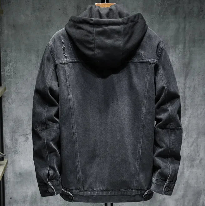 Men's Velvet Denim Jacket