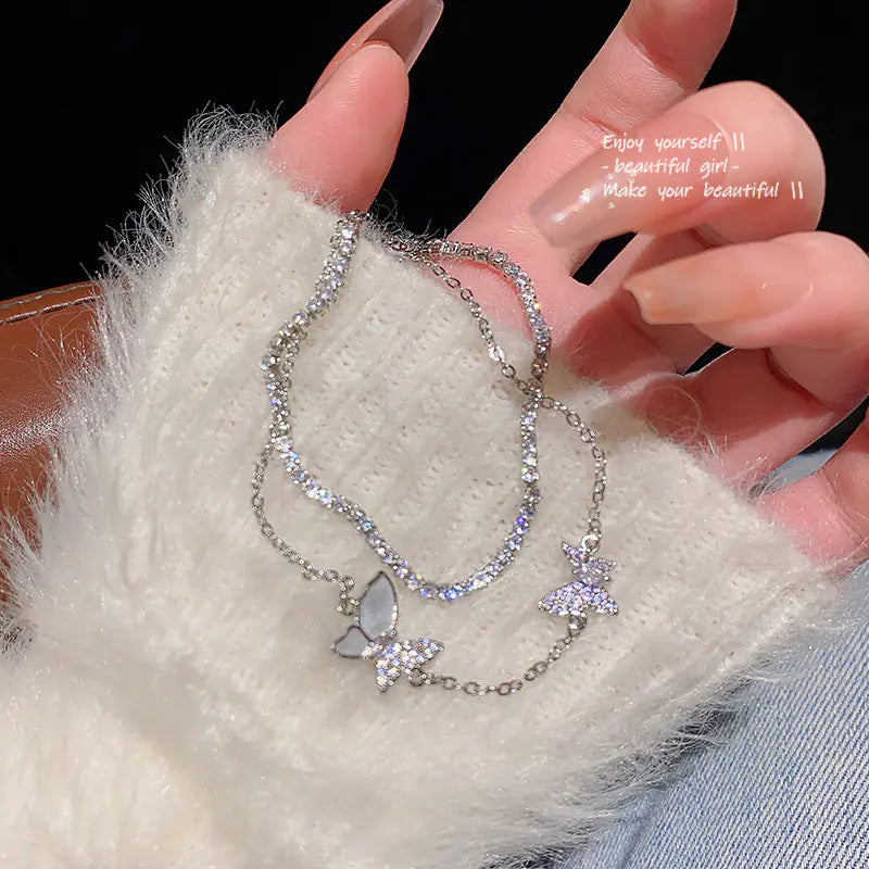 Women’s Butterfly Zircon Bracelet