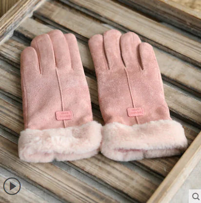 Vintage Suede Gloves