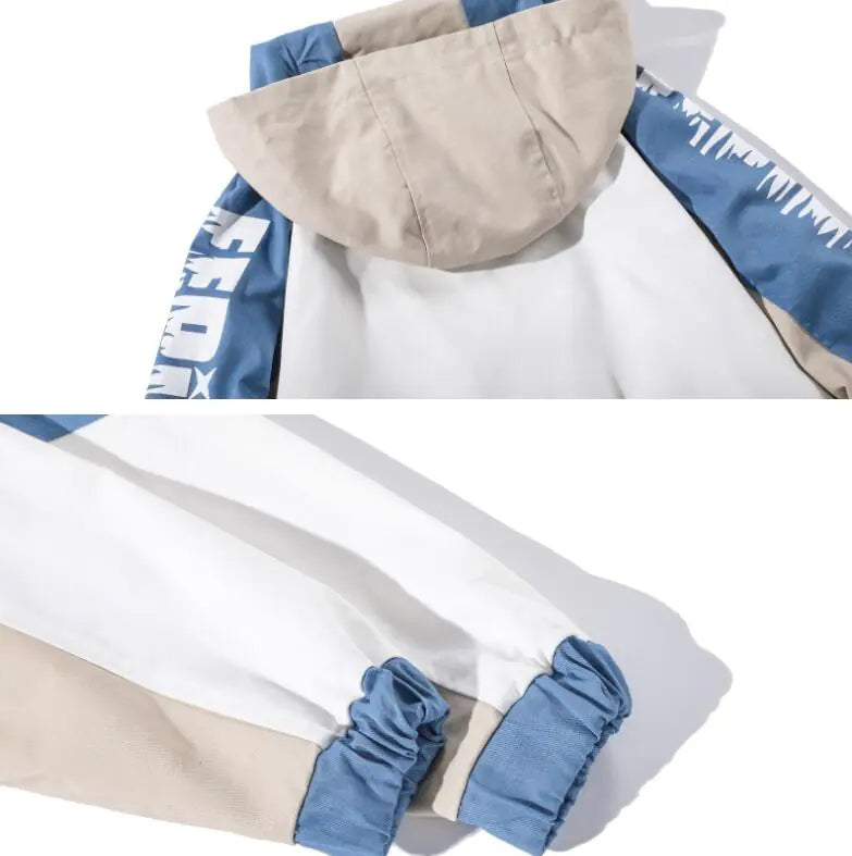 Men’s Hooded Colorblock Jacket