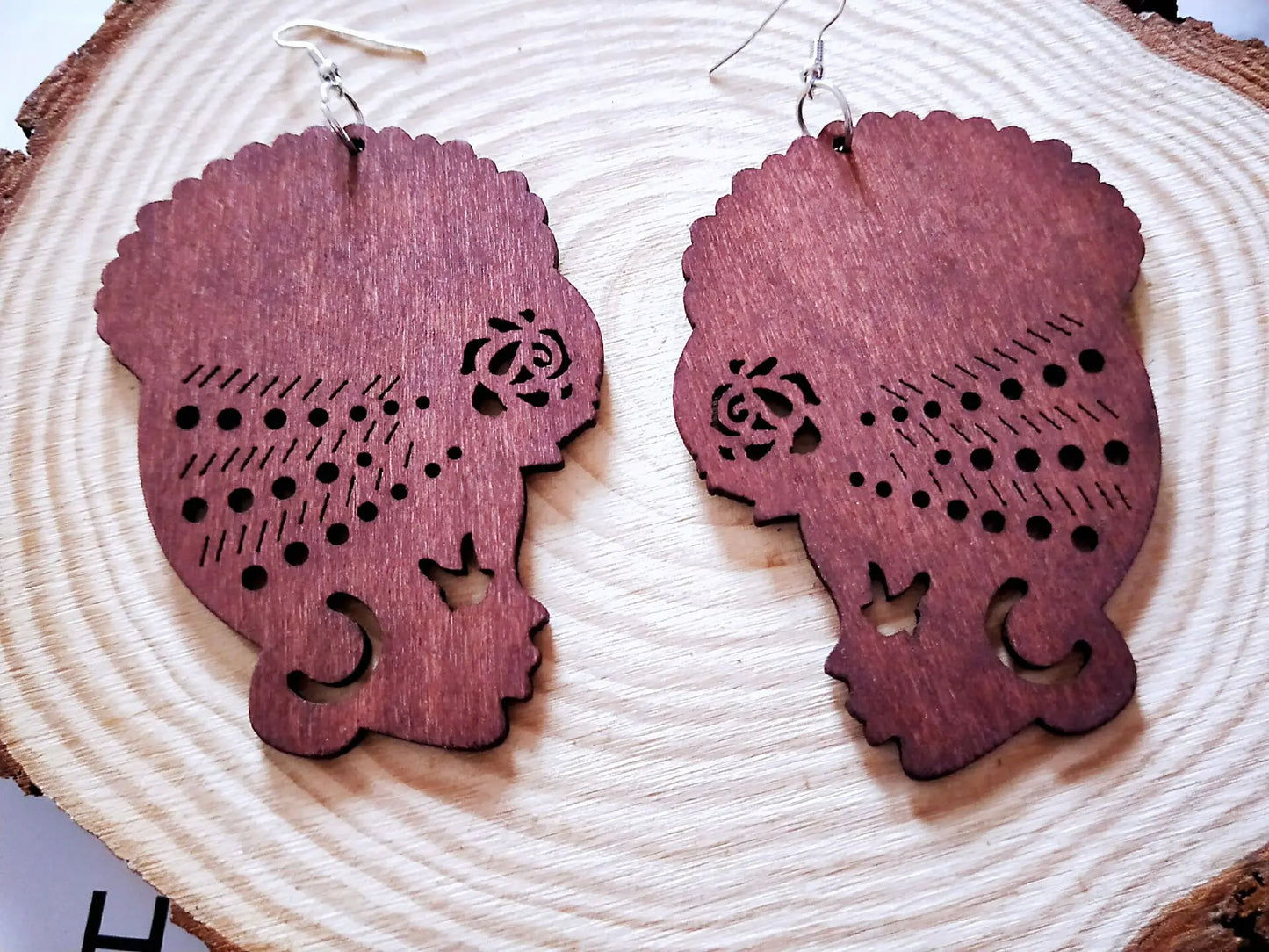 Rosewood Halo Earrings