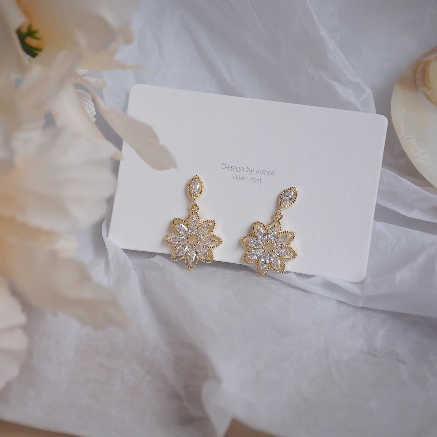 Vintage Floral Earrings