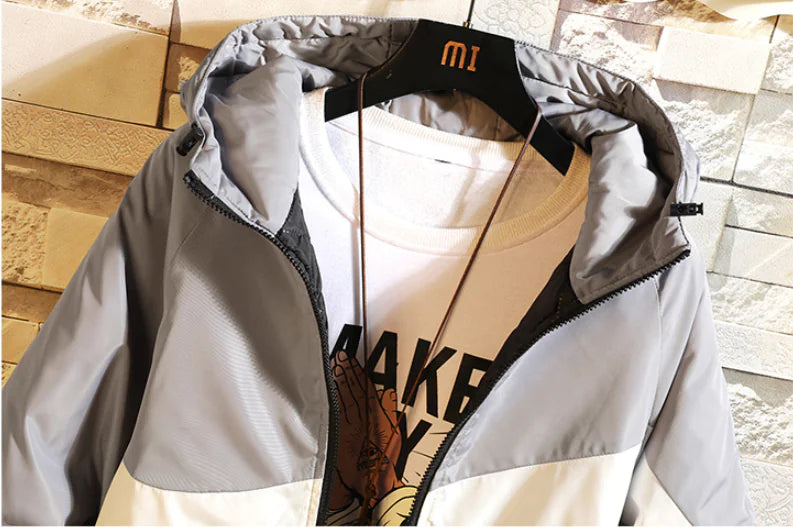 Men’s Colorblock Cotton Jacket
