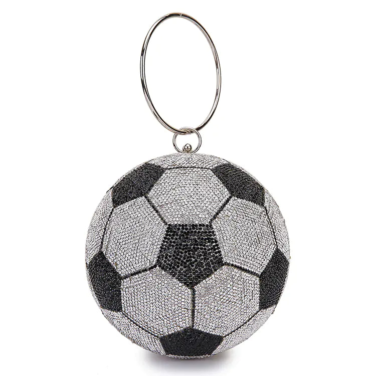Rhinestone Sphere Bag