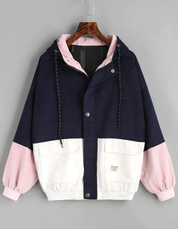 Men’s Hooded Corduroy Jacket