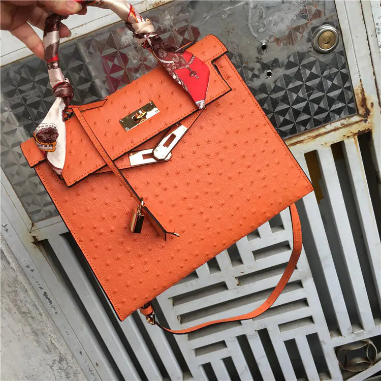 Ostrich Luxe Bag