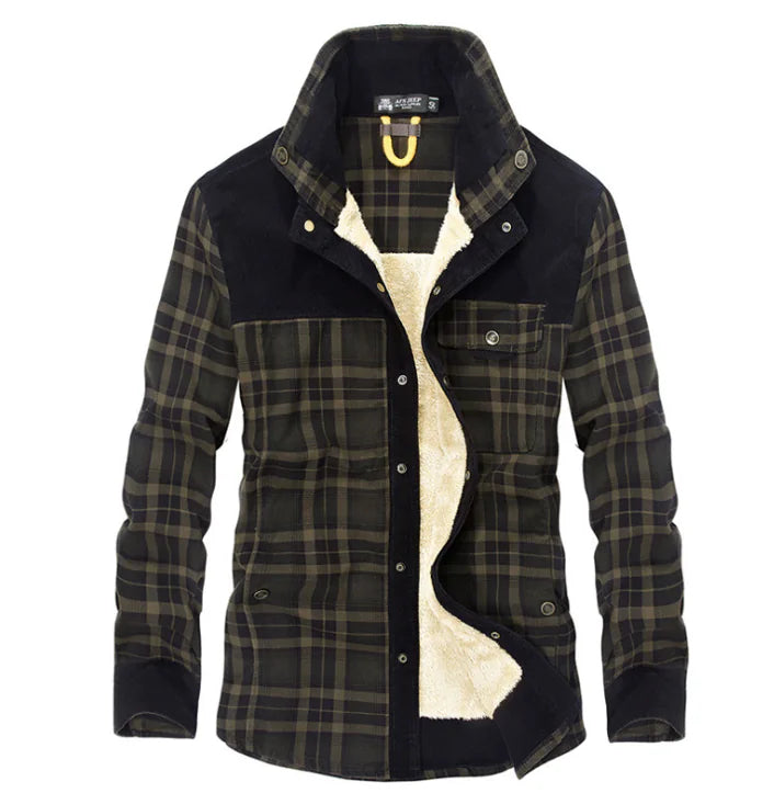 Men’s Plaid Shirt Jacket