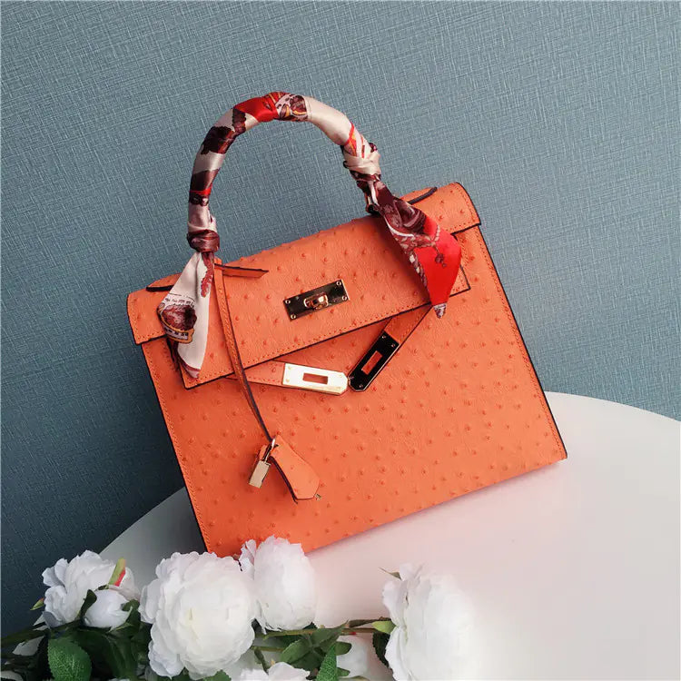 Ostrich Luxe Bag