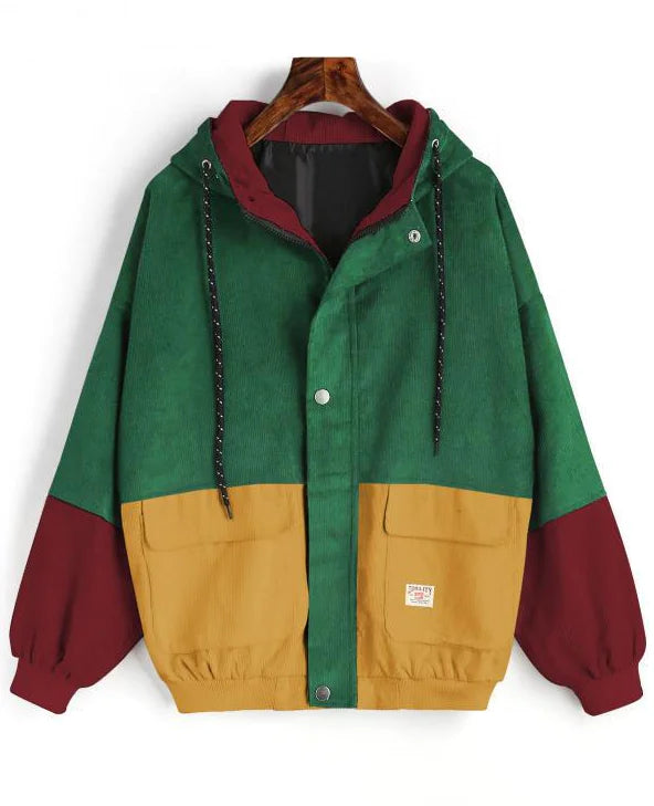 Men’s Hooded Corduroy Jacket