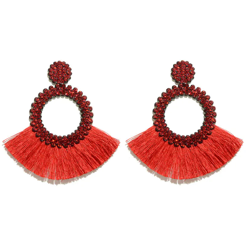 Gypsy Tassel Drop Earrings
