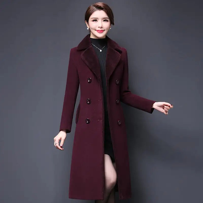 Women’s Refined Winter Wool Coat