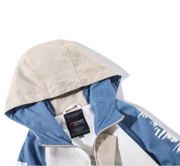 Men’s Hooded Colorblock Jacket