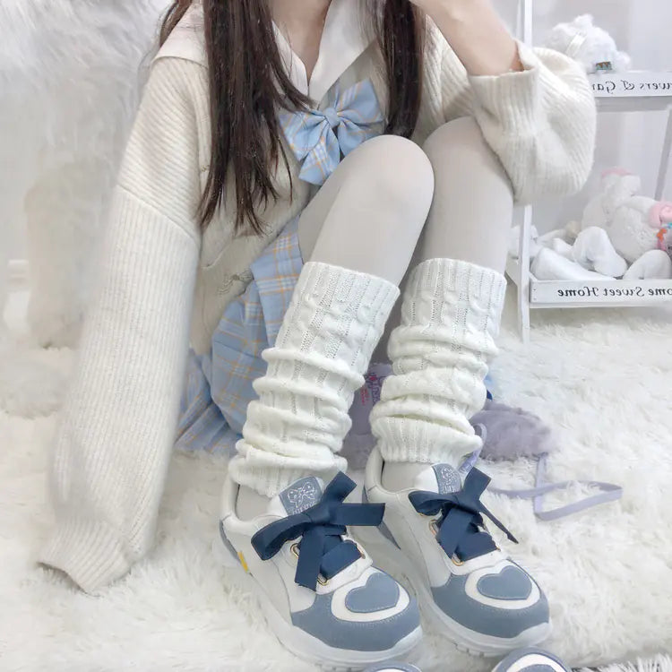 Bow Knit Warmers