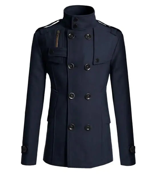 Men's Wool Trench Coat