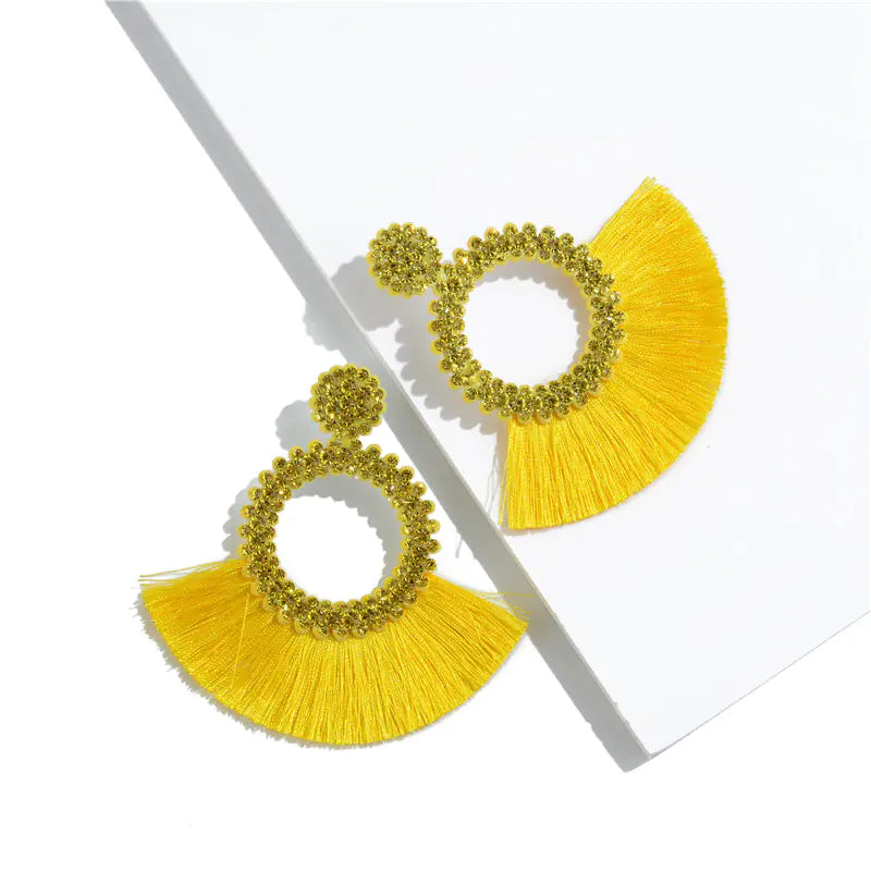 Gypsy Tassel Drop Earrings