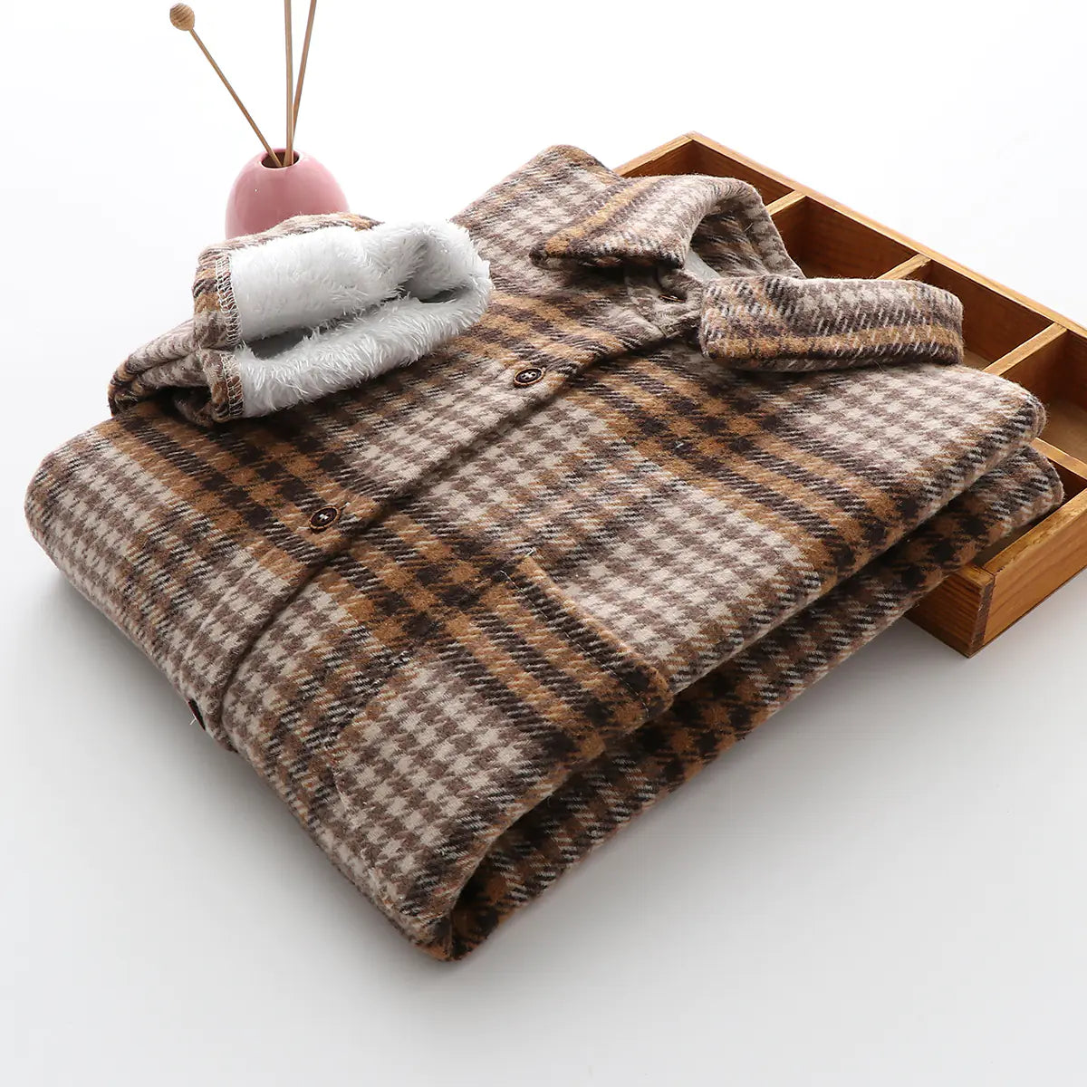 Women’s Cozy Plaid Shirt