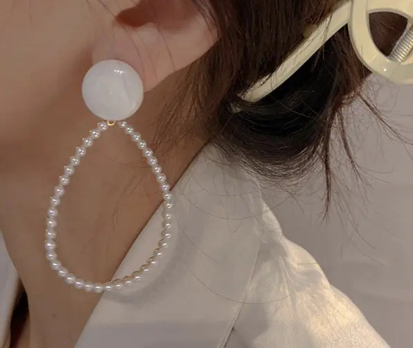 Amour Pearl Drop Earrings
