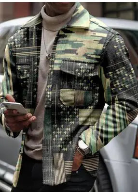 Men’s Plaid Long-Sleeve Shirt