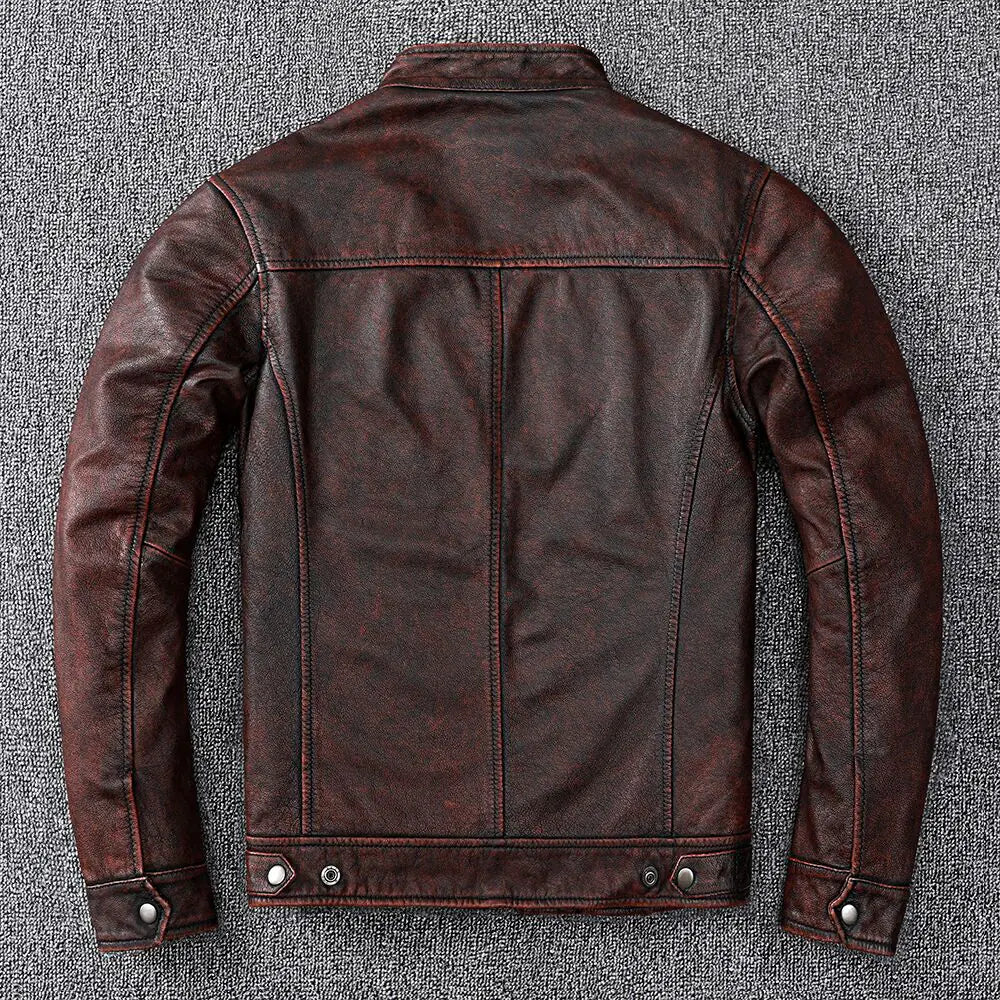 Men’s Vintage Brown Leather Jacket