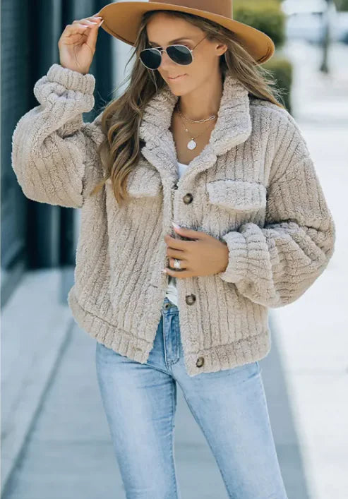 Women’s Winter Wool Lapel Coat