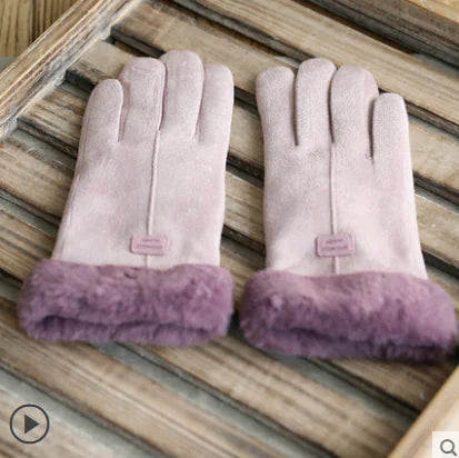 Vintage Suede Gloves