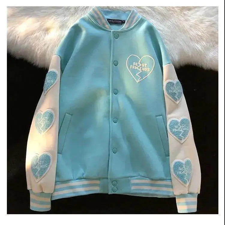 Autumn Heart Bomber Jacket