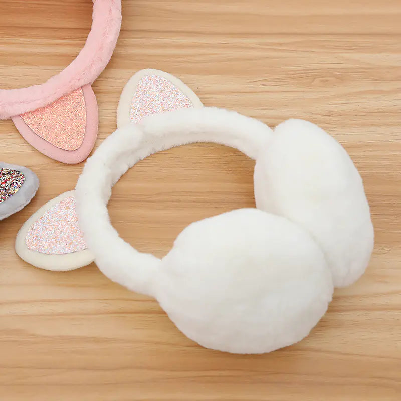 Plush Cat Earmuffs
