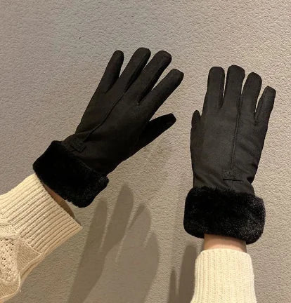 Vintage Suede Gloves