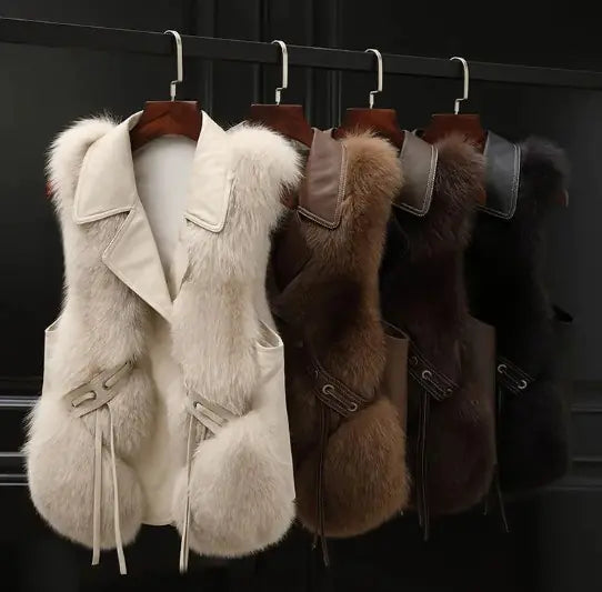 Women’s Plush Faux Fur Vest