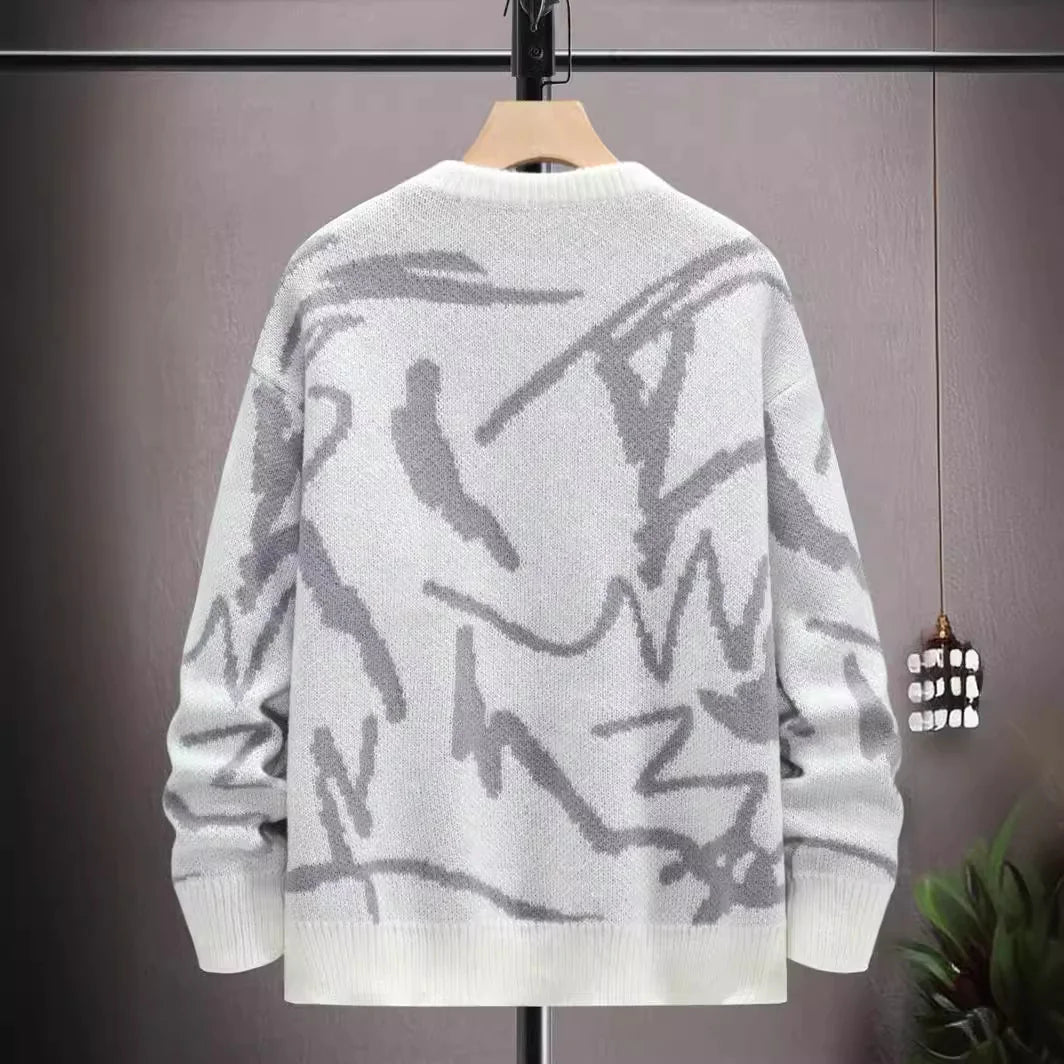 Men's Casual Abstract Sweater