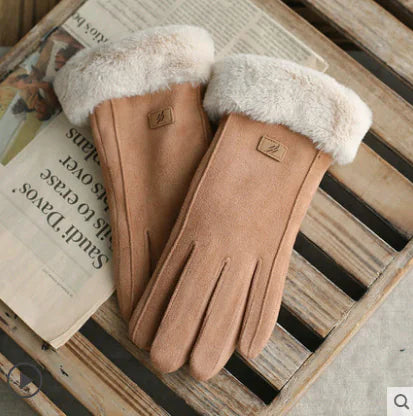 Vintage Suede Gloves