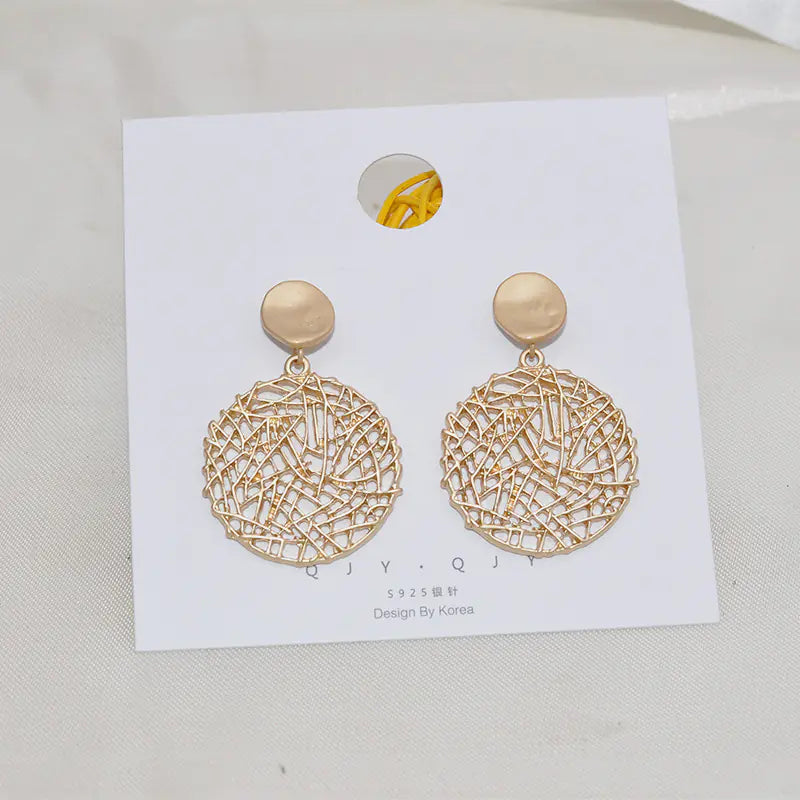 Opal Net Earrings