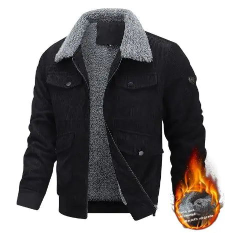 Men’s Lapel Fleece Jacket