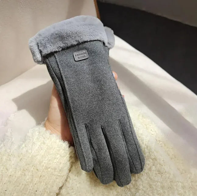 Fleece Suede Gloves