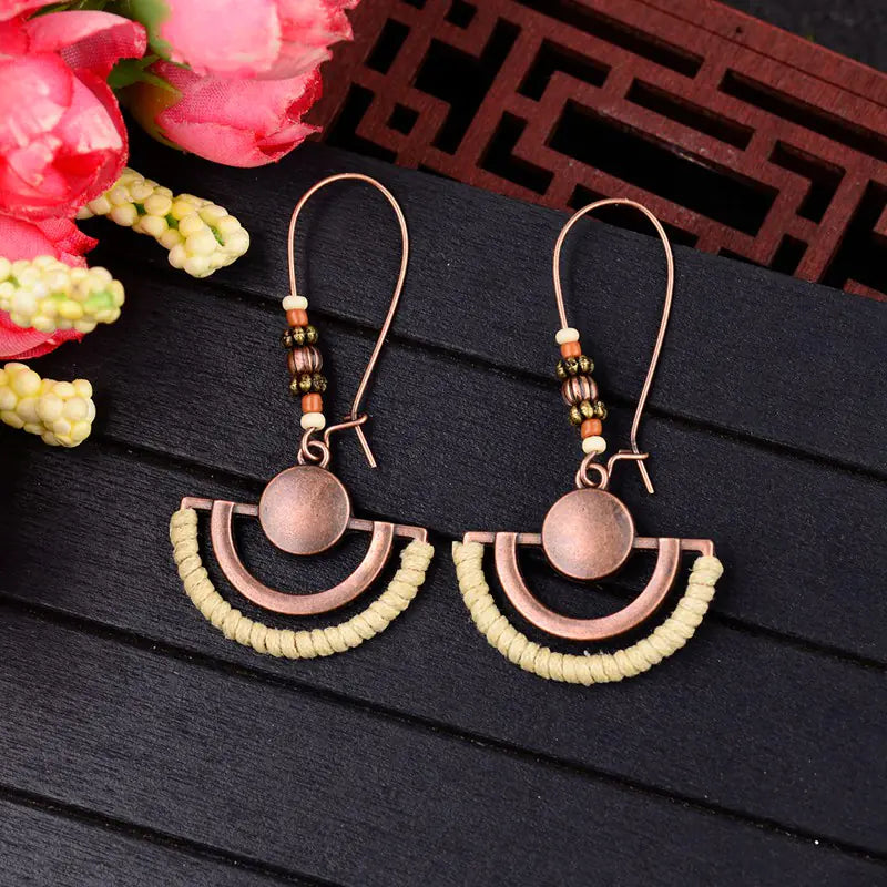 Festival Fan Drop Earrings