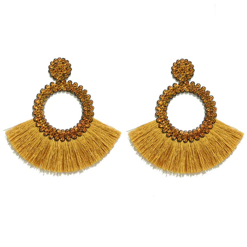 Gypsy Tassel Drop Earrings