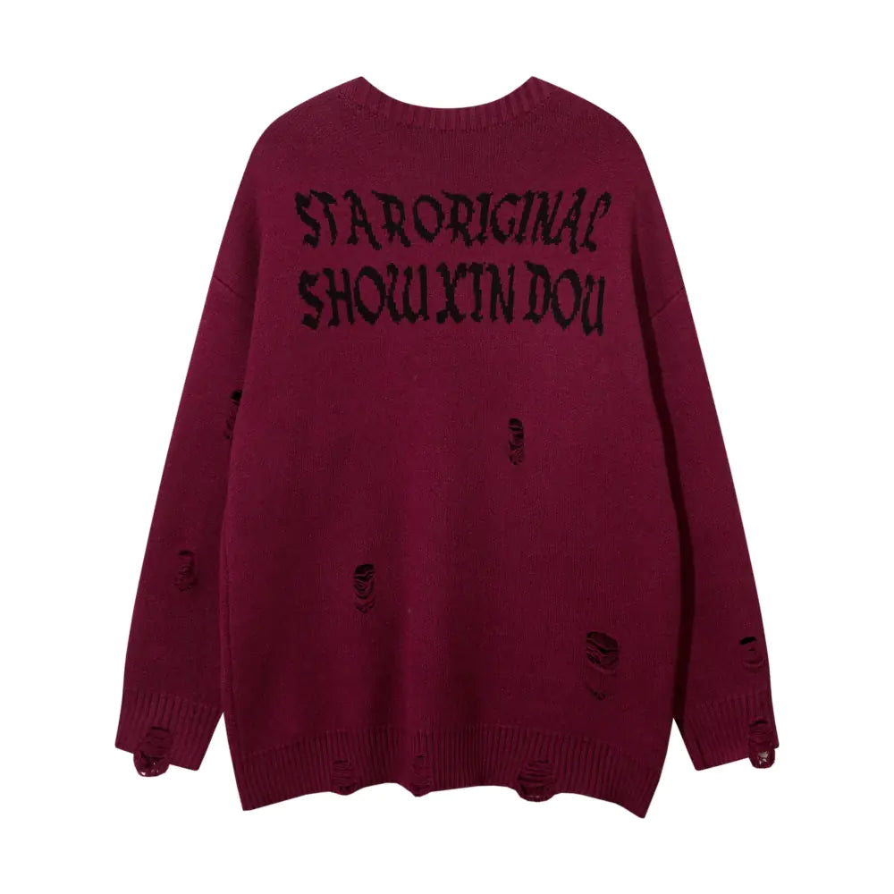 Oversized Anime Sweater