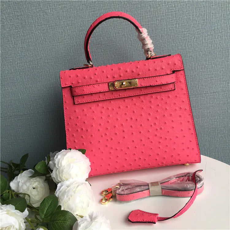 Ostrich Luxe Bag