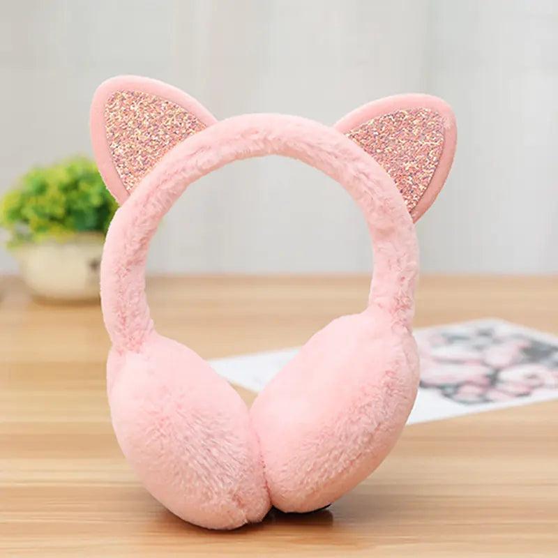 Plush Cat Earmuffs