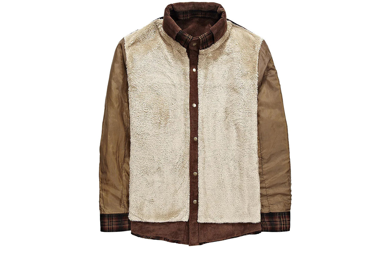 Men’s Plaid Shirt Jacket