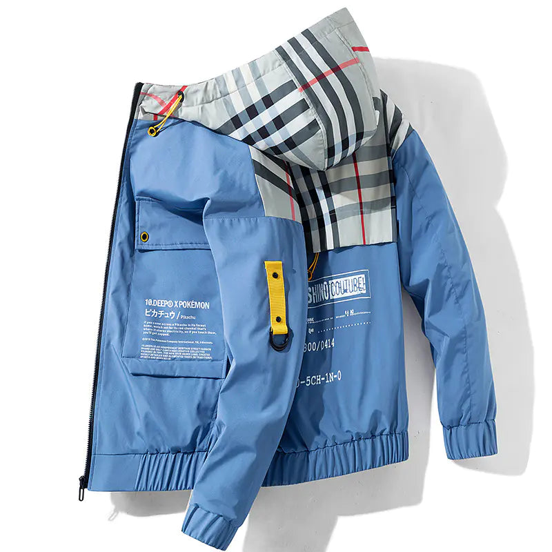 Men’s Loose Colorblock Jacket