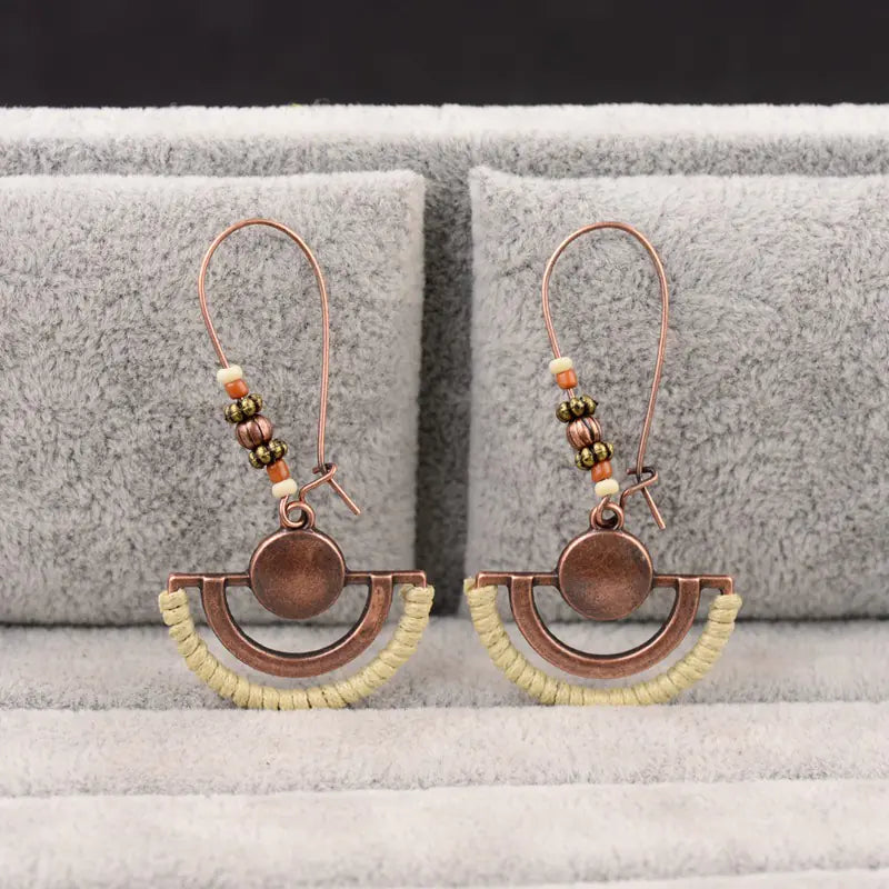 Festival Fan Drop Earrings