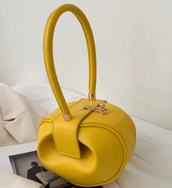 Leather Dumpling Handbag